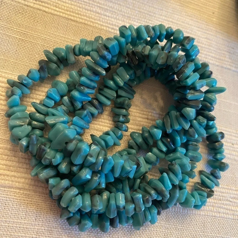 Turquoise Colored Costume Jewelry Bracelets
